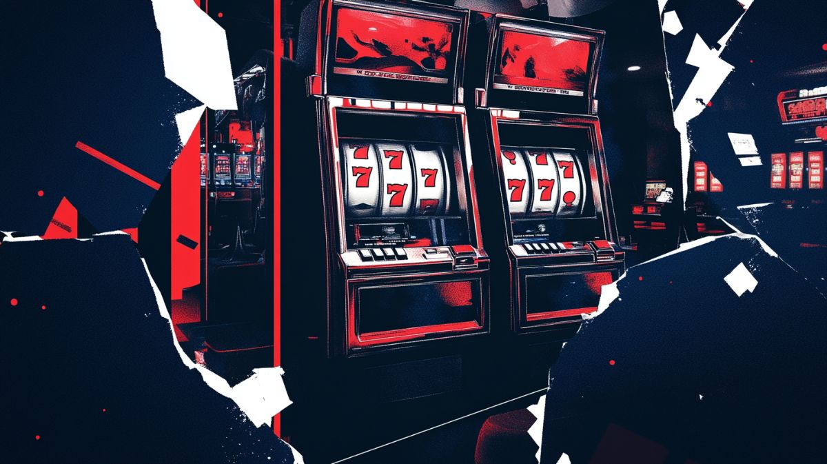Smartphone displaying a casino interface